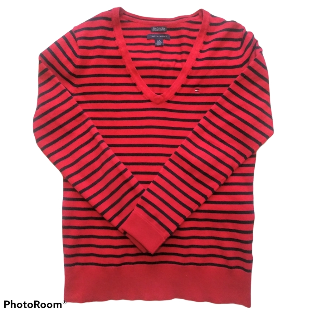 TH Preppy V-neck sweater